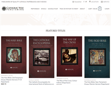 Tablet Screenshot of catholicwaypublishing.com